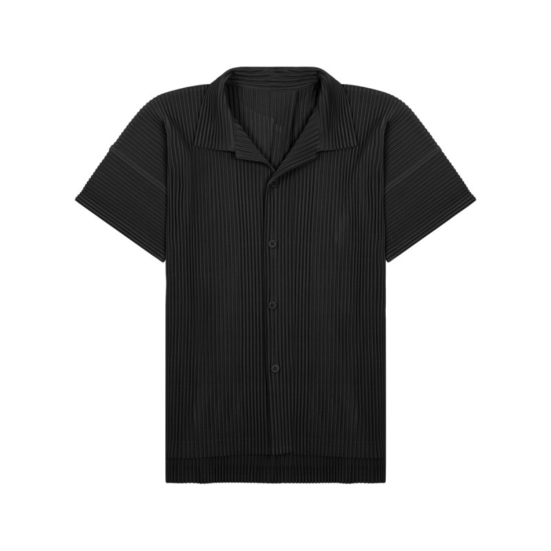 PLEATED POLO SHIRT