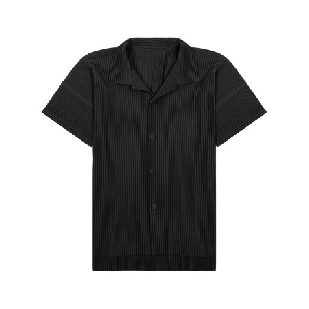PLEATED POLO SHIRT