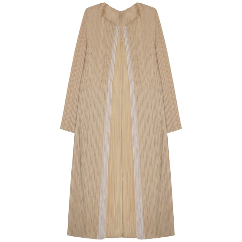 "MERRY" PLEATED COAT