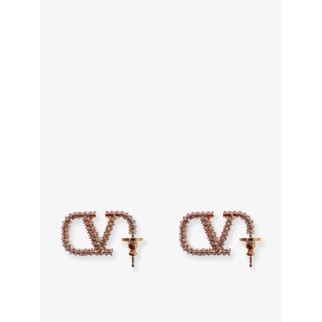 VLogo Signature earrings with Swarovski® crystals