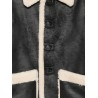 Unisex reversible eco-shearling jacket