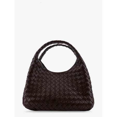 Campana leather shoulder bag with Intrecciato motif