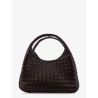Campana leather shoulder bag with Intrecciato motif