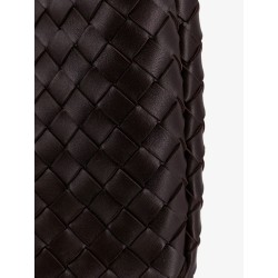 Campana leather shoulder bag with Intrecciato motif