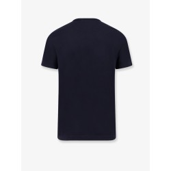 Cotton t-shirt with logo patch on the front