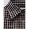 Cotton shirt with check pattern