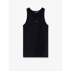 Ribbed cotton tank top