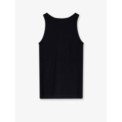 Ribbed cotton tank top