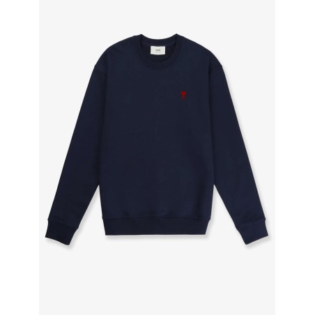 Cotton sweatshirt with iconic embroidery