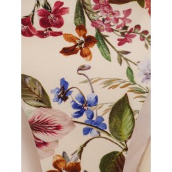 Nylon bikini with floral print