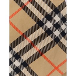 Nylon one-piece swimsuit with check print