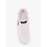 Leather sneakers with iconic patch logo on the side