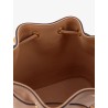 Leather Bucket bag with VLogo Signature