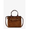 Audrey suede handbag