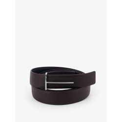 Hammered leather belt