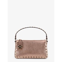 Rockstud laminated leather crossbody bag