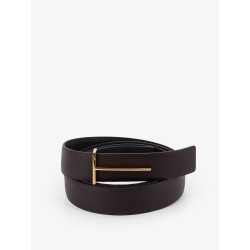Hammered leather belt