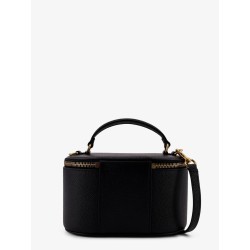 Leather Vanity bag with VLogo Signature