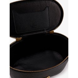 Leather Vanity bag with VLogo Signature