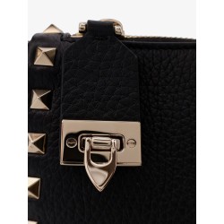 Rockstud leather crossbody bag