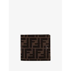 Bifold wallet in FF jacquard fabric