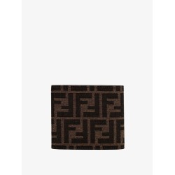 Bifold wallet in FF jacquard fabric