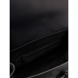 Andiamo leather shoulder bag with Intrecciato pattern