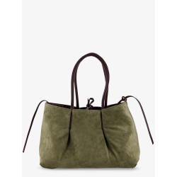 Pinacoteca leather handbag with Intrecciato motif