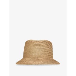 Raffia Fedora Hat
