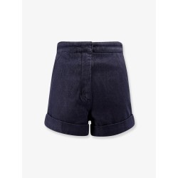 Blue denim bermuda shorts