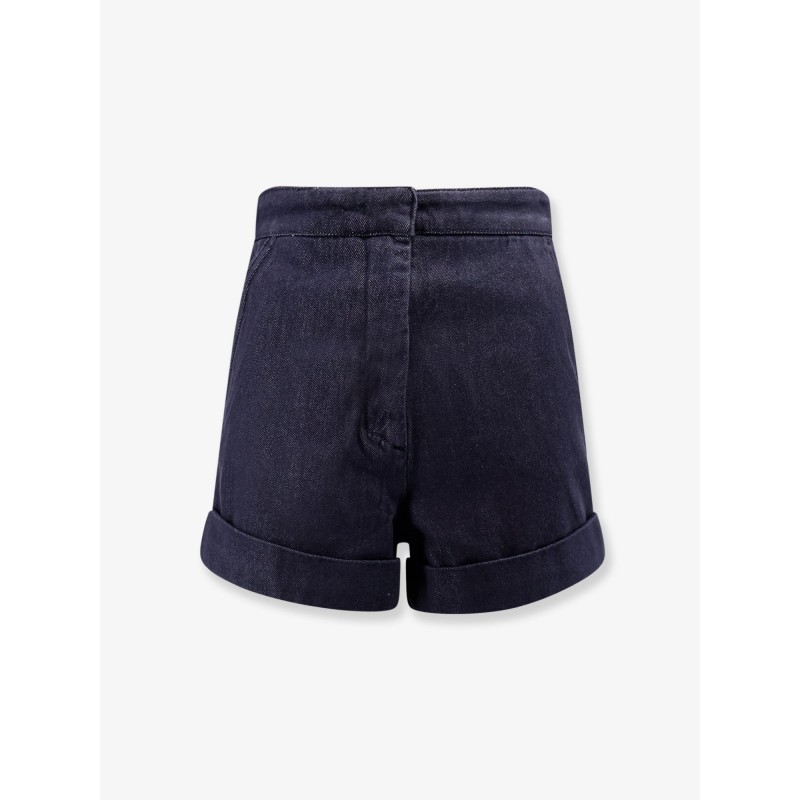 Blue denim bermuda shorts