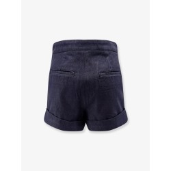 Blue denim bermuda shorts