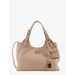 Hammered leather crossbody bag