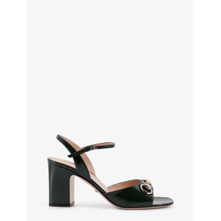 Patent leather sandals