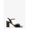 Patent leather sandals