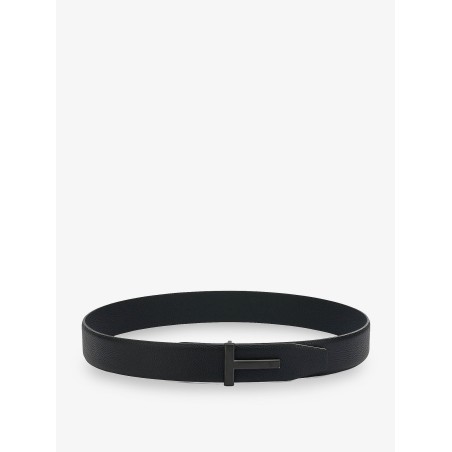 Hammered leather belt