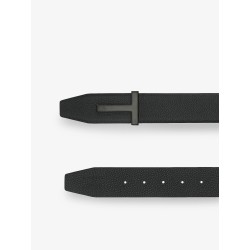 Hammered leather belt