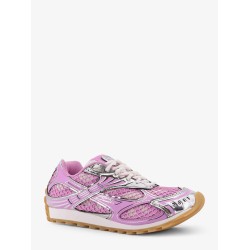 Orbit mesh and leather sneakers