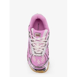 Orbit mesh and leather sneakers