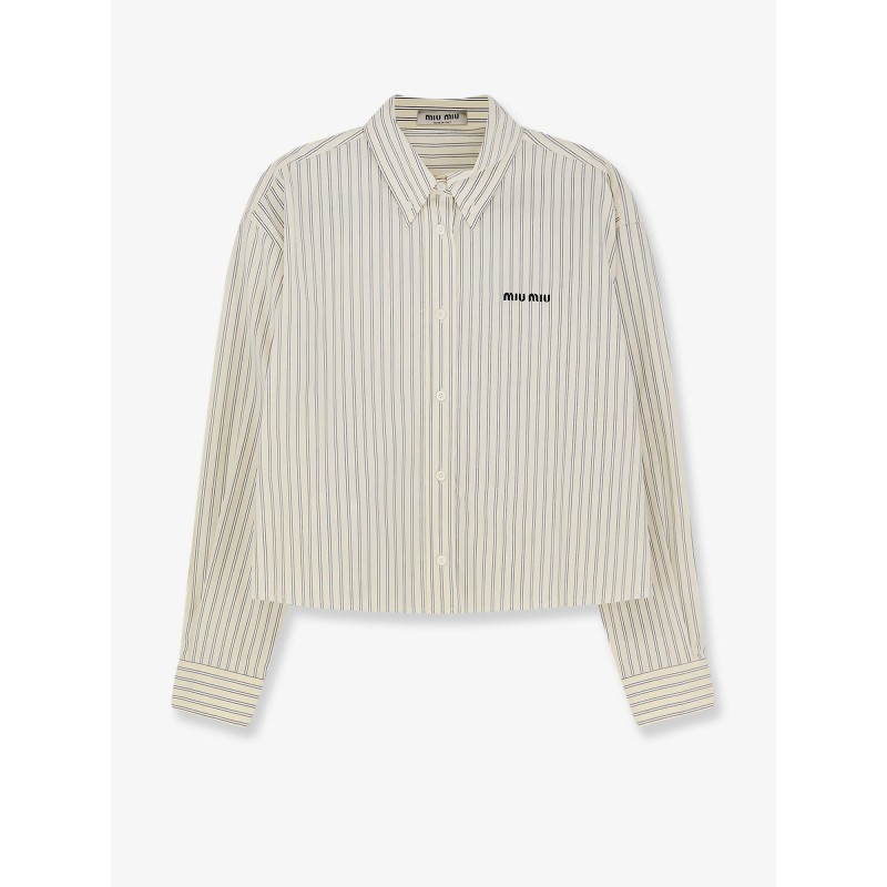 Striped cotton shirt