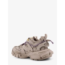 Track mesh sneakers with colored laces detail