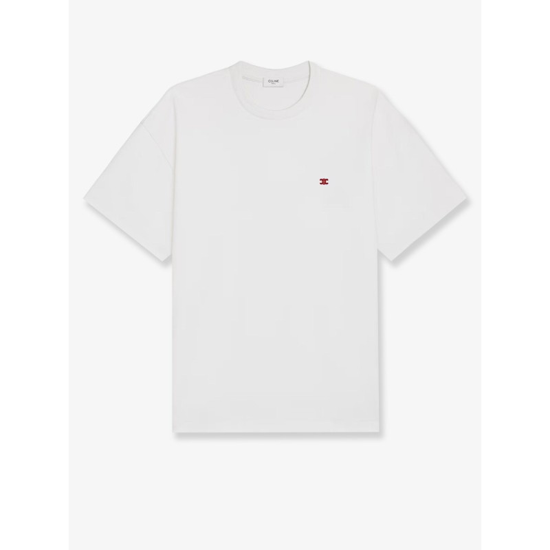 Cotton t-shirt with Logo embroidery