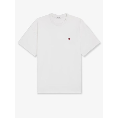 Cotton t-shirt with Logo embroidery