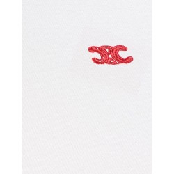 Cotton t-shirt with Logo embroidery