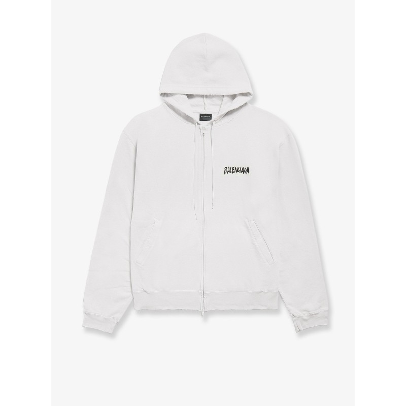 Over Zip-Up Hoodie cotton sweatshirt