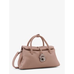 Hammered leather Dotta® Small crossbody bag