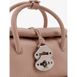 Dotta hammered leather crossbody bag