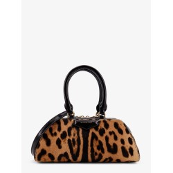 Antigona East West Mini pony skin crossbody bag with animal print
