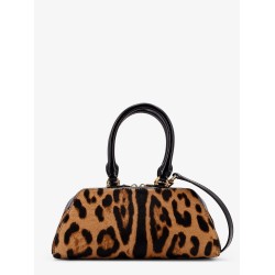 Antigona East West Mini pony skin crossbody bag with animal print