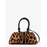 Antigona East West Mini pony skin crossbody bag with animal print